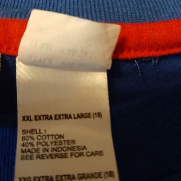 KU Kansas Jayhawks Long Sleeve Shirt. Kids. SZ 18. XXL - Picture 5 of 5